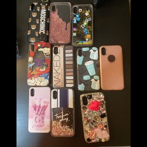 iPhone X case bundle (Used)